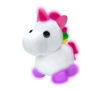 Adopt Me! Neon Unicorn Light-Up Plush - Soft and Cuddly - Three Light-Up Modes - Directly from the #1 Game, Toys for Kids - Ages 6+, Black