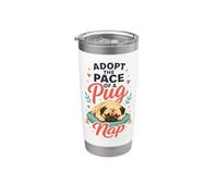 Adopt the Pace of a Pug: Nap Stainless Steel Insulated Tumbler