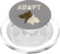 ADOPT Vintage Animal Rescue Shelter Cats Dogs Adoption Dept PopSockets PopGrip for MagSafe