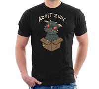Adopt Zuul Ghostbusters Men's T-Shirt Black