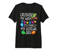 Adoption Day Adopted Kids Gotcha Day Premium T-Shirt