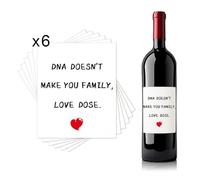 Adoption Day Gifts for Parents Family Birthday Christmas Gift for Stepdad Stepmom Appreciation Thank You Gift for Step Dad Mom Adoption Wine Labels for Wine Bottles Adoptive Parents Gifts from Child
