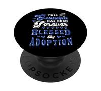 Adoption Day Grandpa Forever Blessed Adoptive Grandfather PopSockets Adhesive PopGrip