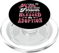 Adoption Day Mom Forever Blessed Adoptive Mama Mommy PopSockets PopGrip for MagSafe