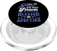 Adoption Day Papa Forever Blessed Adoptive Dad Daddy PopSockets PopGrip for MagSafe