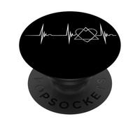 Adoption Heartbeat EKG Pulse Adopt Symbol Forster Adopting PopSockets Adhesive PopGrip