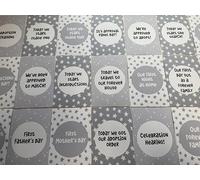 Adoption Milestone Cards, Grey Stars Gift,Memory Keepsake, LGBTQ+, Solo Adoptive Parents