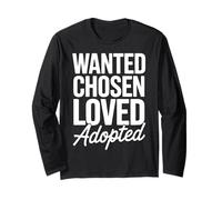 Adoption Parent Mom Dad Family Adoption Long Sleeve T-Shirt