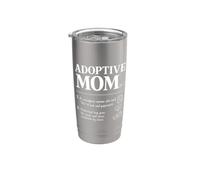 Adoptive Mom Adoption Mother Love Courage Parenting Stainless Steel Insulated Tumbler