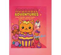 Adorable adventure: Cute friends, sweet treats, endless coloring fun!