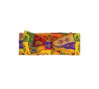 Adorable African National Patterns Print Baby Bow Headband â€“ Stretchy for Newborns, Infants & Toddlers â€“ Perfect Full Moon Gift