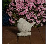 Adorable And Charming Stone Cast Robin Ornament