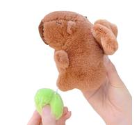 Adorable Animal Keychain Soft Plush Accessory Office Worker Keyring Novelty Pendant For Bags And Luggage Unique Capybara Designs