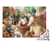 Adorable Animals Animals A Highly Creative Game That Is Cool And Fun with A High Level of Difficulty Suitable for Family Entertainment 300pcs (40x28cm)