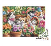 Adorable Animals Animals Educational Puzzle Game for Teenagers And Adults Cool And Fun Super Challenging 300pcs (40x28cm)