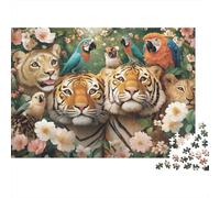 Adorable Animals Animals Fun Educational Game Suitable for All The Family High Difficulty But Not Boring 1000pcs (75x50cm)
