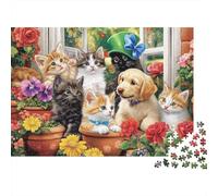 Adorable Animals Animals Fun Educational Game Suitable for All The Family High Difficulty But Not Boring 1000pcs (75x50cm)