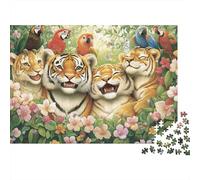 Adorable Animals Animals Suitable for Adults And Children Creative Game Extremely Difficult Challenging to Complete 500pcs (52x38cm)