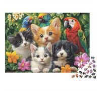 Adorable Animals Animals Suitable for Family Entertainment And Educational Puzzle Games Cool And Fun Super Difficult 500pcs (52x38cm)