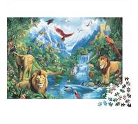 Adorable Animals Animals Suitable for Family Entertainment And Educational Puzzle Games Cool And Fun Super Difficult 300pcs (40x28cm)