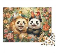 Adorable Animals Animals Suitable for Family Entertainment And Educational Puzzle Games Cool And Fun Super Difficult 500pcs (52x38cm)