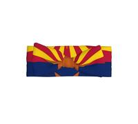 Adorable Arizona Flag Print Baby Bow Headband - Soft, Stretchy, and Skin-Friendly for Newborns and Toddlers