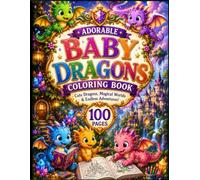Adorable Baby Dragons Coloring Book: Cute Dragons, Magical Worlds & Endless Adventures