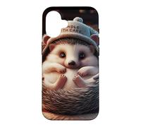 Adorable Baby Hedgehog Handle Carefully Hedgehogs As Pets Case for iPhone 16