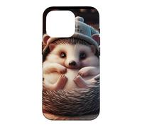 Adorable Baby Hedgehog Handle Carefully Hedgehogs As Pets Case for iPhone 16 Pro