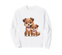Adorable Beagle Puppies Dog Lover Illustration Sweatshirt