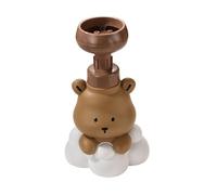 Adorable Bear Foam Dispenser Bottle, Refillable Bathroom Container for Hand Shampoo Foam Making Dispenser