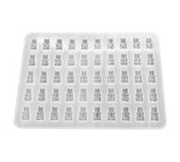 Adorable Bear Shaped Silicone Fondant Mold for Gummy Candy | Friendly Crafting, Bakery Projects, Cupcake Toppers and Gummy Candy, Professional Supply for Bakers
