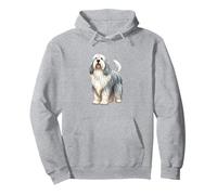 Adorable Bearded Collie Dog Enthusiast Pullover Hoodie
