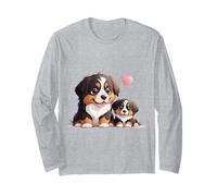 Adorable Bernese Mountain Dog Puppy Love Long Sleeve T-Shirt
