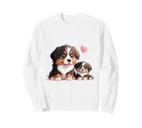 Adorable Bernese Mountain Dog Puppy Love Sweatshirt