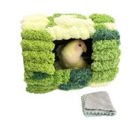 Adorable Bird Bed for Cage, Warm Plush for Breeding, Warm Bird House for Winter, Parrot Bed, Cuddle Cabin for Cage, Plush Parrot House for Conu