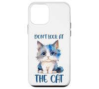 Adorable Blue-Eyed Cat Don't Look At The Cat Case for iPhone 12 mini