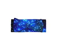 Adorable Blue Shining Stars Print Baby Bow Headband â€“ Stretchy for Newborns, Infants & Toddlers â€“ Perfect Full Moon Gift