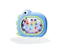 Adorable Boy's Baby Tooth Keepsake Organizer for Precious Memories, with Tweezer, Lanugo Bottle & Write - On Stickers, Clear Blue