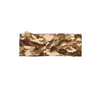 Adorable Brown camouflage Print Baby Bow Headband - Soft, Stretchy, and Skin-Friendly for Newborns and Toddlers