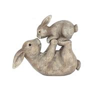 Jones home FO_29738 Some Bunny Loves You Ornament | 2pcs. 154g, Hat Duck 29.5cm