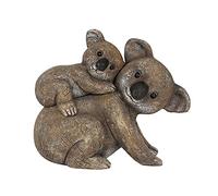 Mini Koala Mother and Baby Ornament - Brown