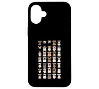 Adorable Bulldog and Frenchie Compilation Case for iPhone 16 Plus