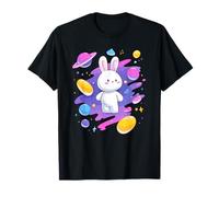 Adorable Bunny Exploring The Galaxy T-Shirt