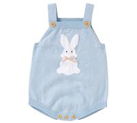 Adorable Bunny Sleeveless Bodysuit Romper Baby Girls Infant Summer Outfit Soft Jumpsuit One Piece for Tiny Baby Girl Comfortable Playsuit