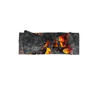 Adorable burning guitar Print Baby Bow Headband â€“ Soft, Stretchy, and Skin-Friendly for Newborns and Toddlers