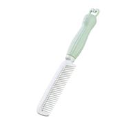 Adorable Cartoon Bunny Hair Comb Lovely Multi Functional Hairdressing Comb for Learners Adults and Girls Makes Grooming Engaging (Nordic Green)