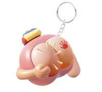 Adorable Cat Butt Keychain, Cartoon Keychain,2.76x1.57x2.56 Inches Hilarious Sound Effect Prank Key Ring Pendant, Cute Handbag Accessory, Ideal for Youth Fun Novelty Collectibles