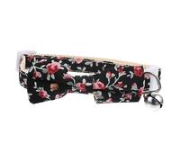 Adorable Cat Collar with Bow Tie and Bell Adjustable Decorative Pet Collar for Daily Wear and Special Occasions Safe and Breathable Material Cute Design for Cats