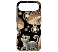 Adorable Cat in Enchanted Mushroom Forest with Glowing Lante Case for iPhone Air